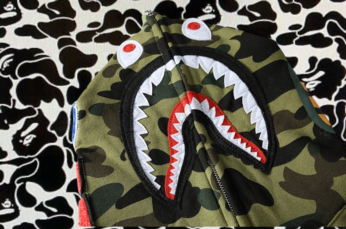 BAPE ZIP UP HOODIES