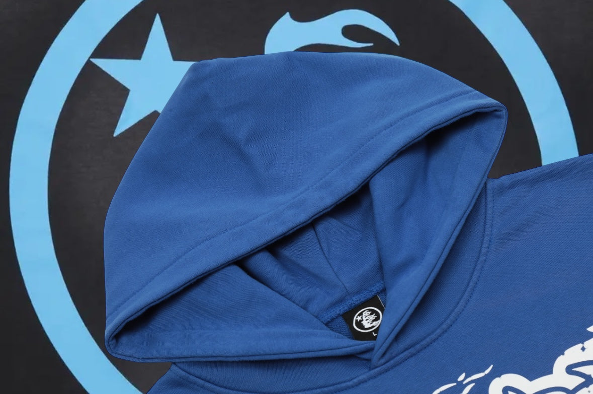 BLUE HELLSTAR HOODIE